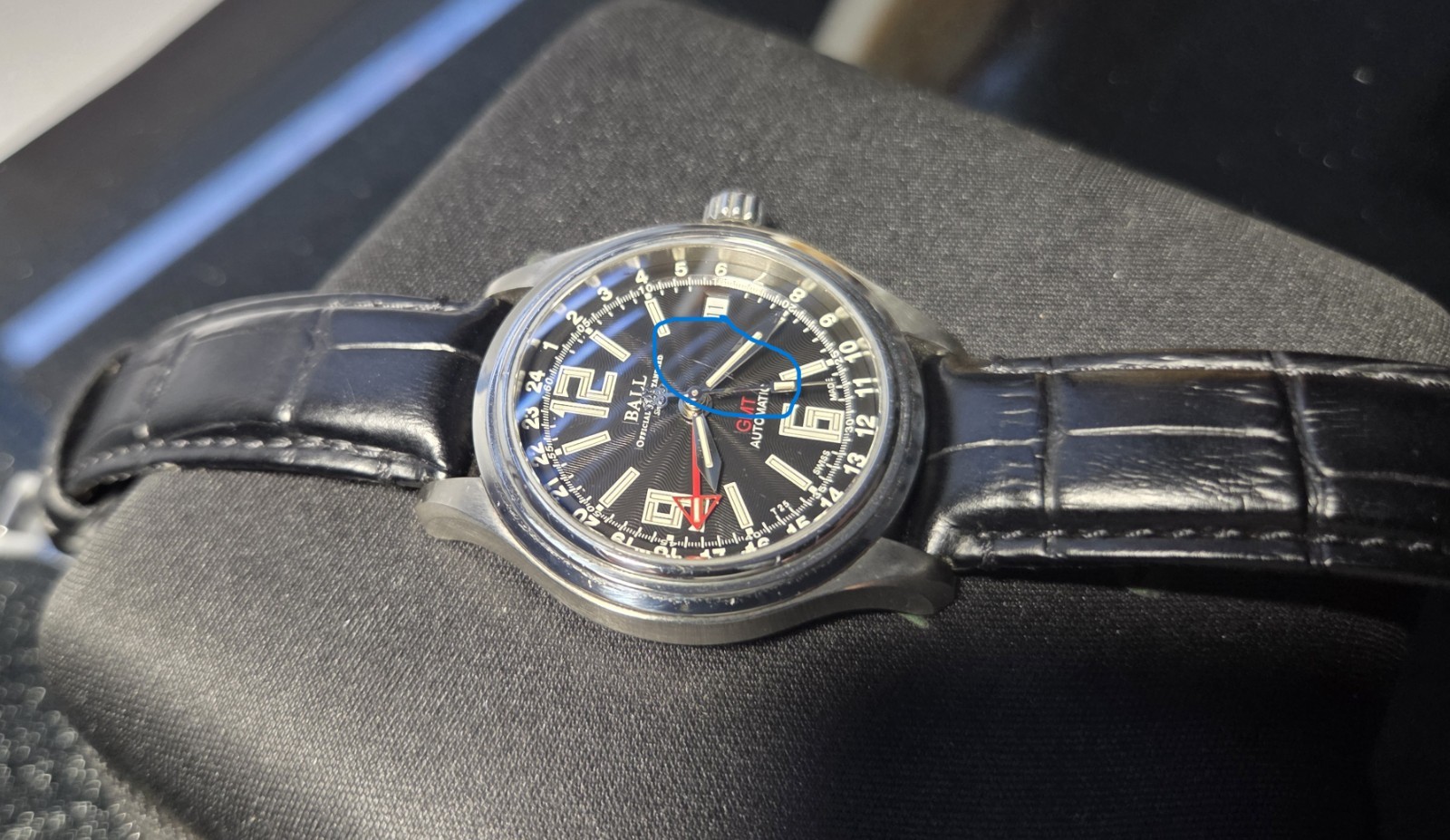 Ball Trainmaster NM1038D Date Black Automatic Men’s Watch