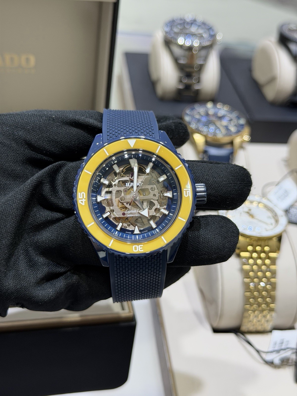 Rado Captain Cook High-Tech Ceramic Skeleton Automatic 43mm Watch R32152208