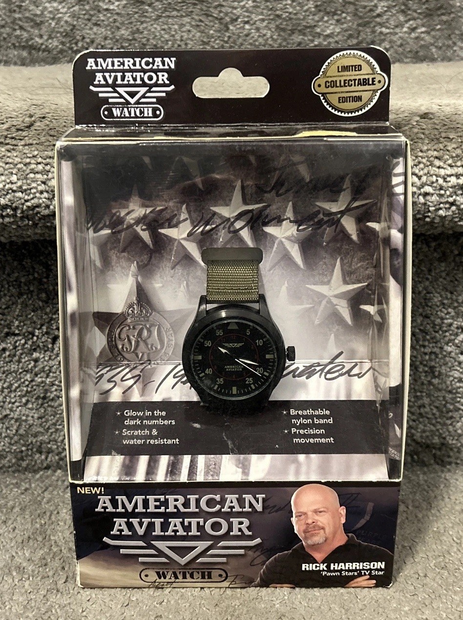 American Aviator Men’s Watch Limited Collection Edition NEW Open Box