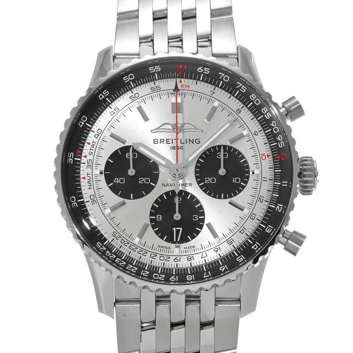 Breitling Navitimer AB0138241G1A1 ( AB0138) 43mm Silver / Black #WW6508