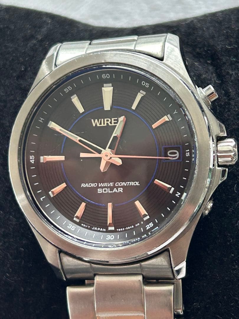 SEIKO WIRED 7B52-0AS0 Solar Radio Control Working Condition