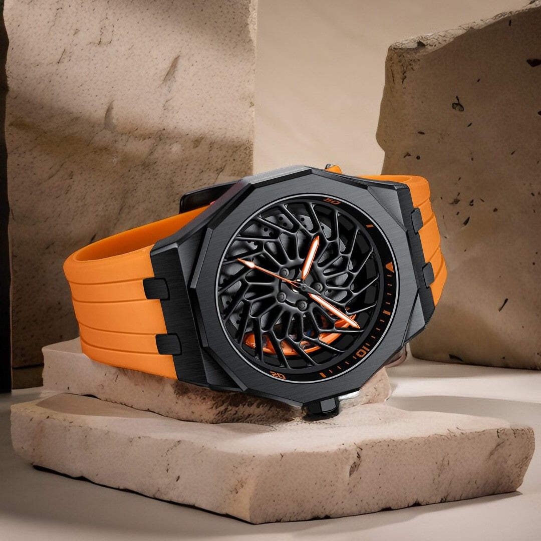 Babusar Bee-Em I8 – Spinning – Car Wheel Watches