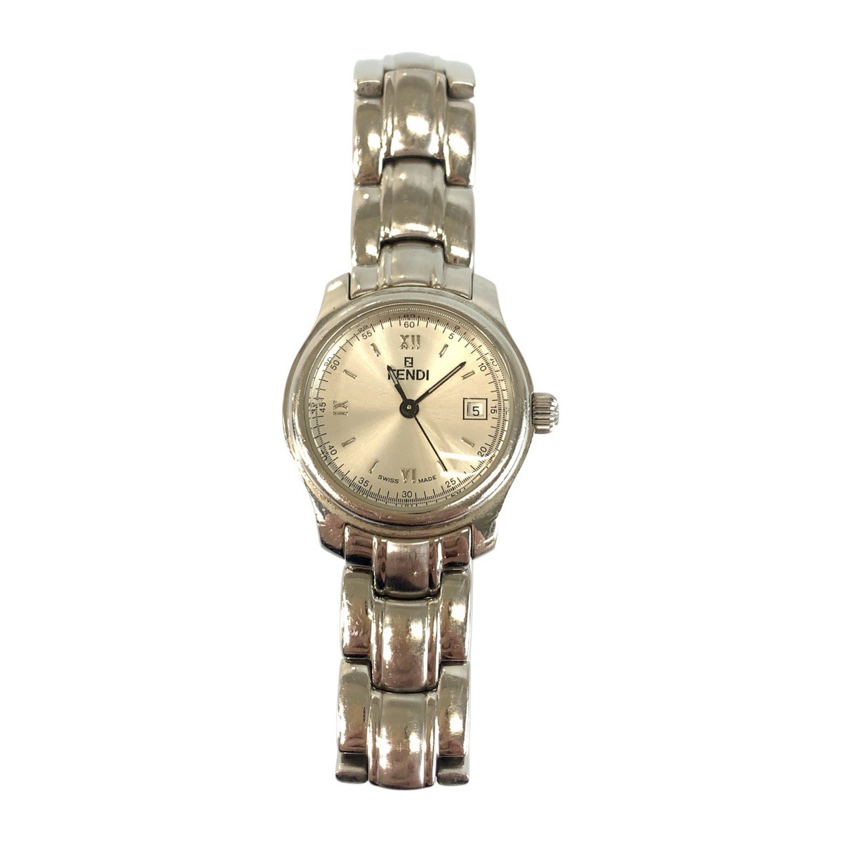 FENDI 210L Watches Silver Stainless Steel SilverDial
