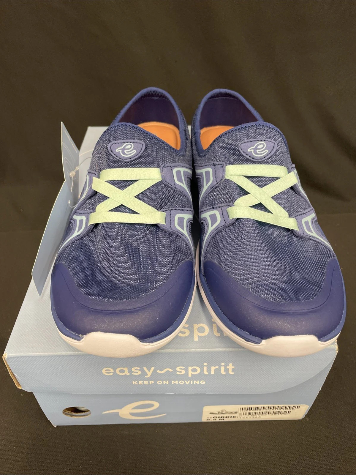 Easy Spirit Women’s Segiddies Classic Slip On Walking Mules Blue Size:8.5