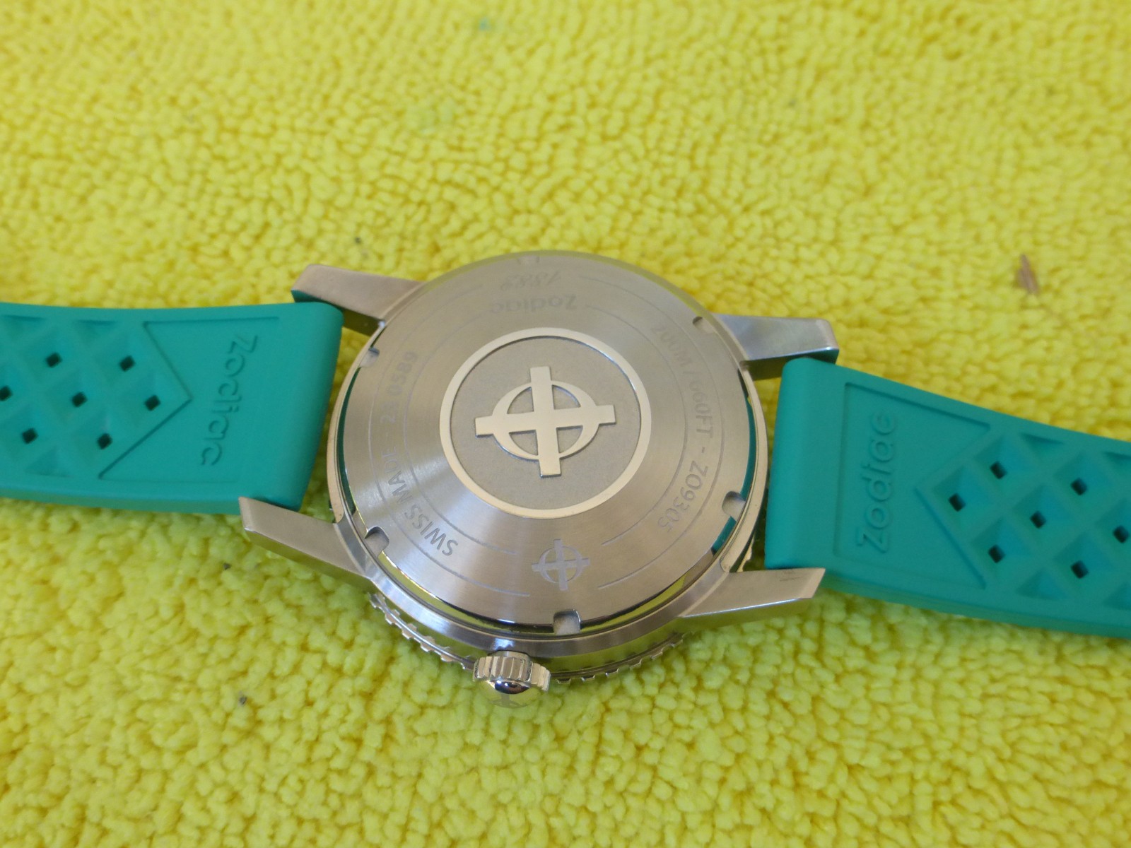 Zodiac Super Sea Wolf Automatic Dive Watch, Green Dial