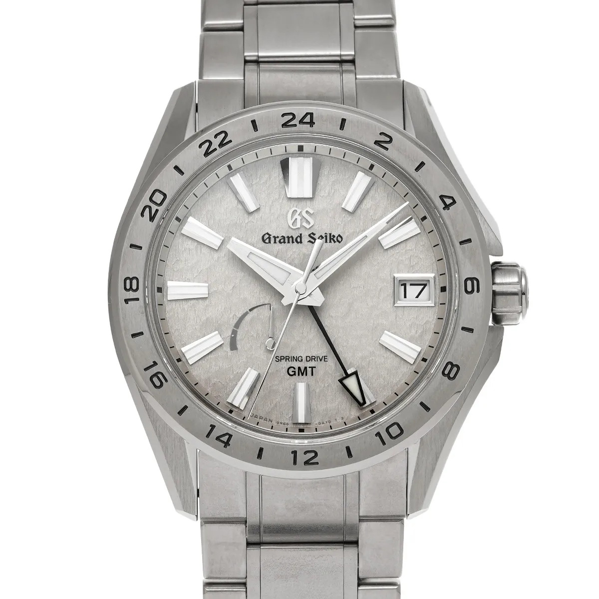 Grand Seiko GMT SBGE285 ( 9R66-0BJ0) 48.3mm Titanium Gray Wristwatch #WW4207