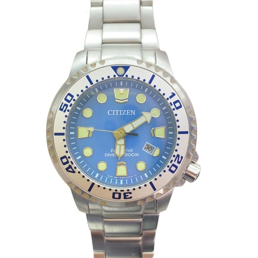 CITIZEN E168-A14ST0C Case Size 4 ×4cm Wrist Size 19cm Used Watch #5134