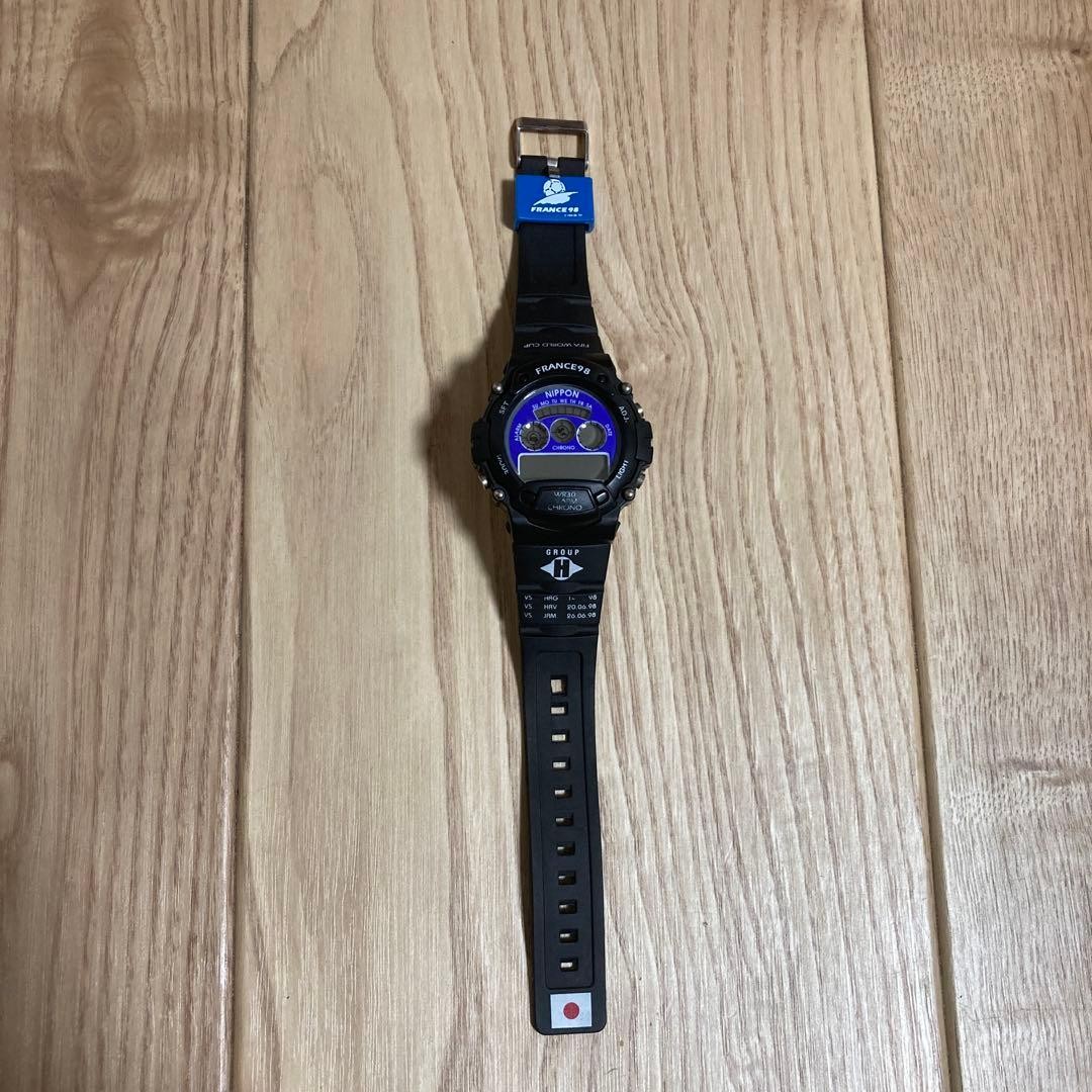 FIFA World Cup 98 France Digital Watch Black Used Button Missing