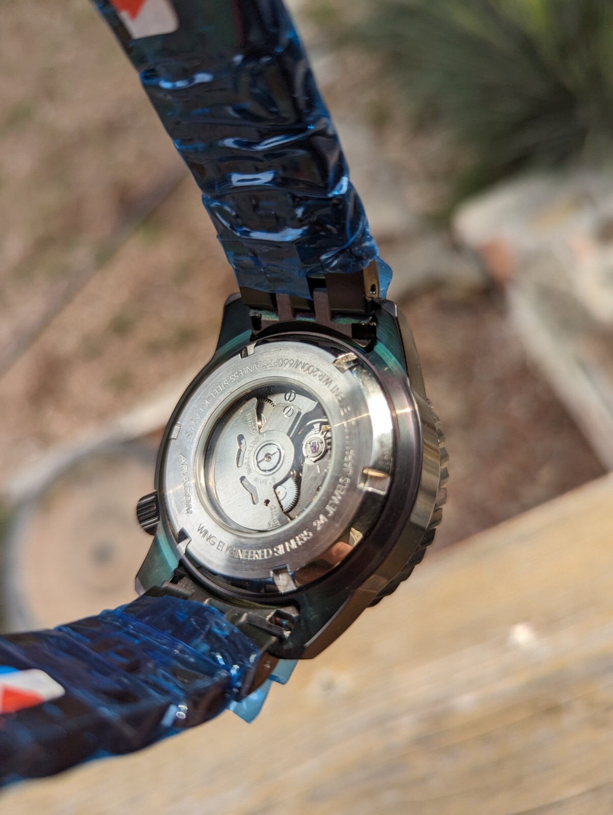 ARAGON DIVEMASTER EVO IP Black 45mm Automatic Platinum MOP NH35 24 Jewels