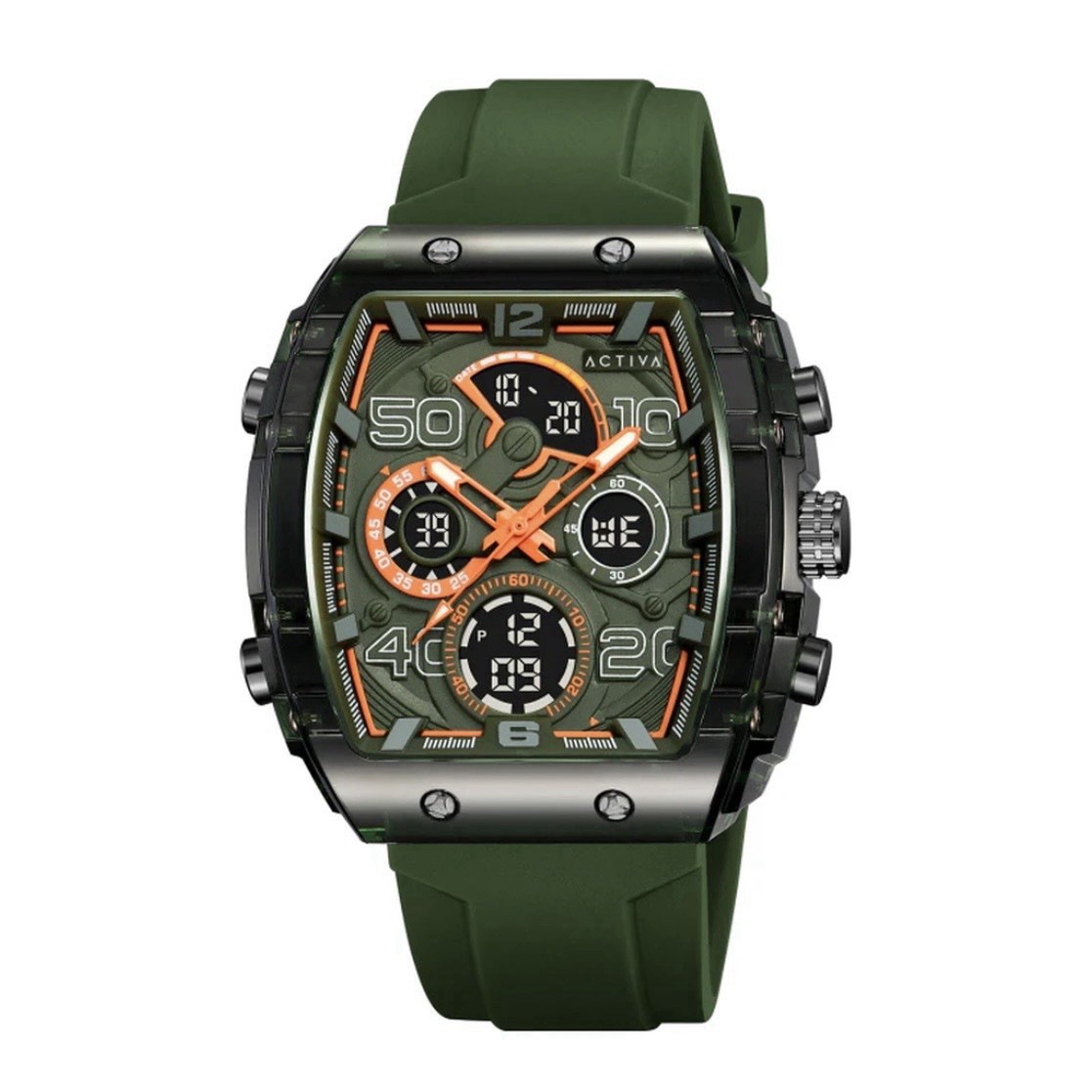 Activa X Invicta ACW8109-004 Men’s Digital Essentials 45mm Army Green