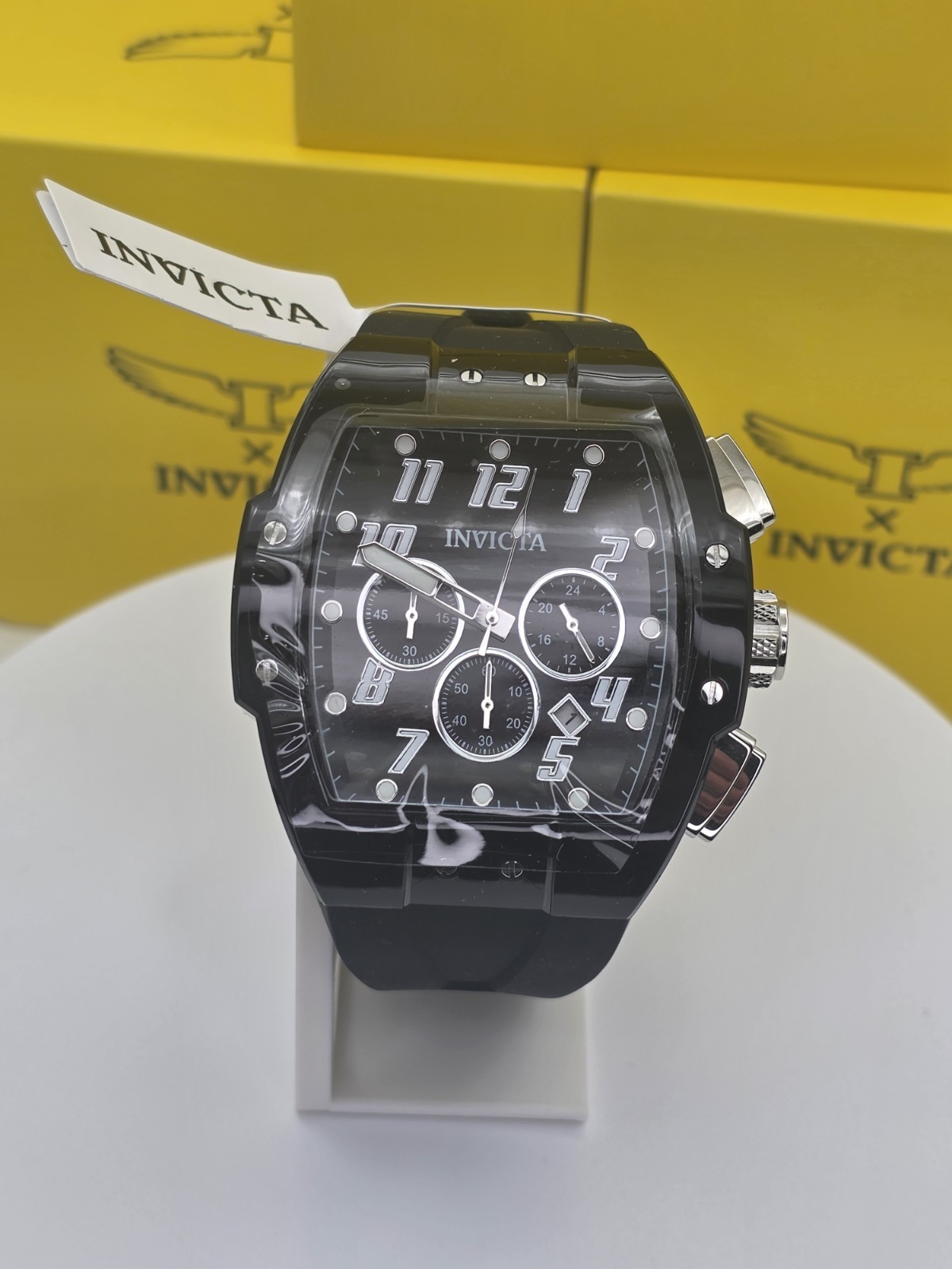 Invicta S1 Rally Kinesia Anatomic Chronograph Quartz Men’s Watch | Black | 45480