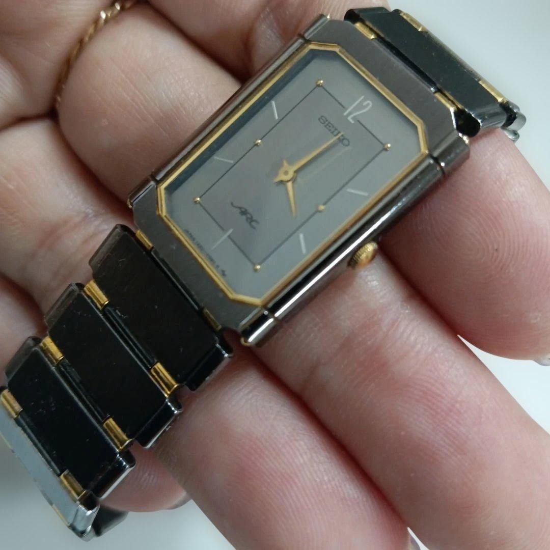80s Vintage Seiko ARC Rare Rectangular