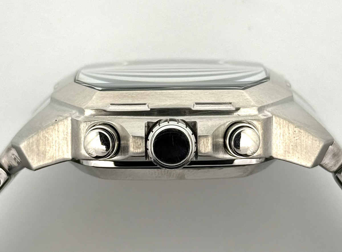 Bernoulli 0813M Dual Display Stainless Steel Men’s Watch (A1G013581)