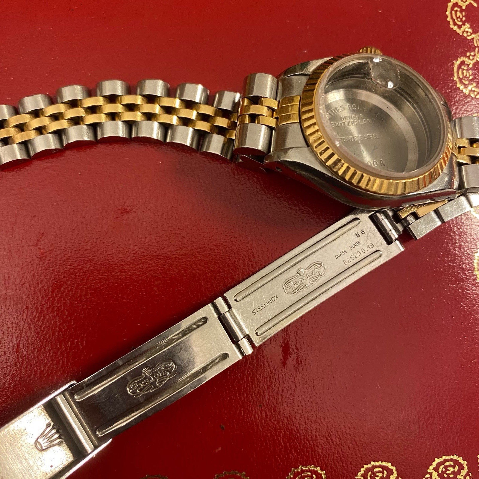 Rolex datejust lady watch ref 69173 steel gold for partz 26mm Jubilee