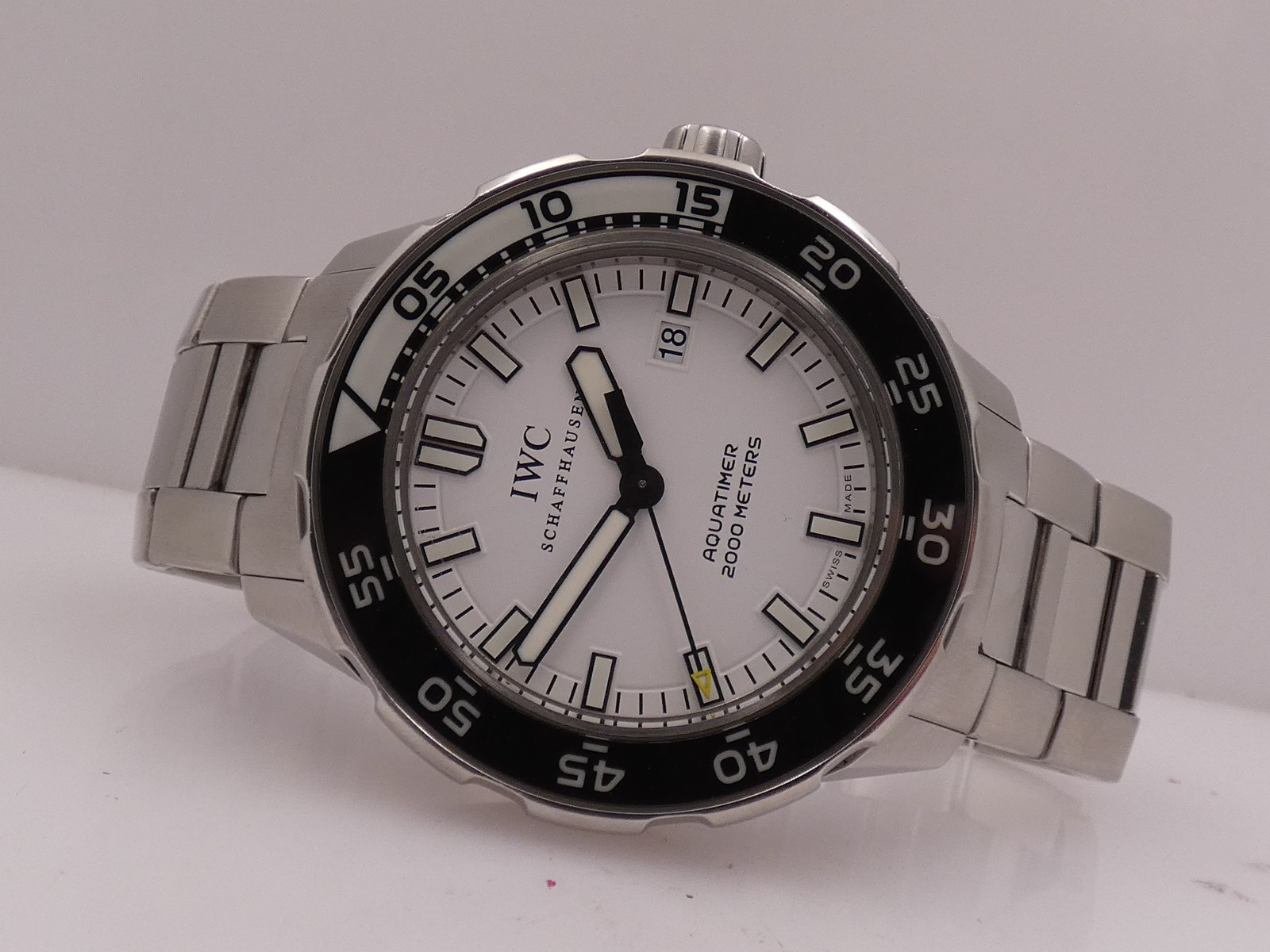 IWC AQUATIMER AUTOMATIC 2000m IW3568 WITH PAPERS YEAR 2019 STEEL MEN’S WATCH