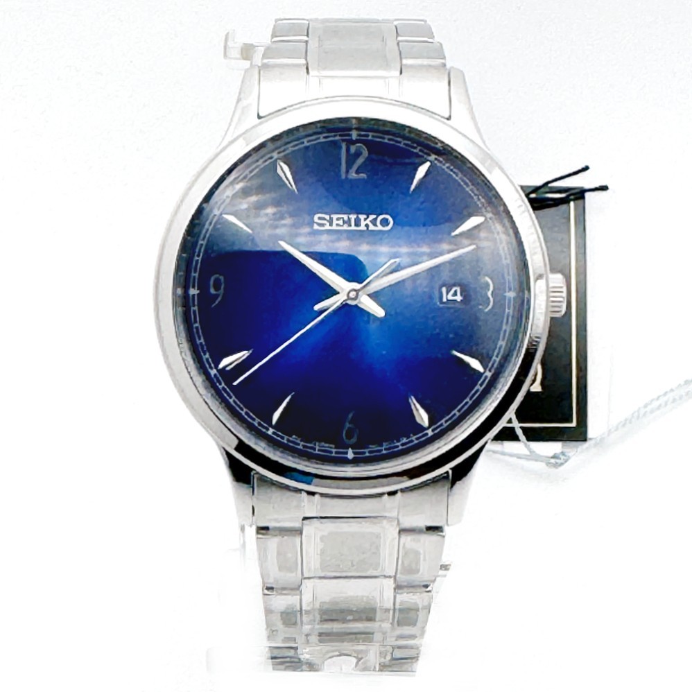 Seiko Essentials Navy Dial Men’s Watch – SGEH89