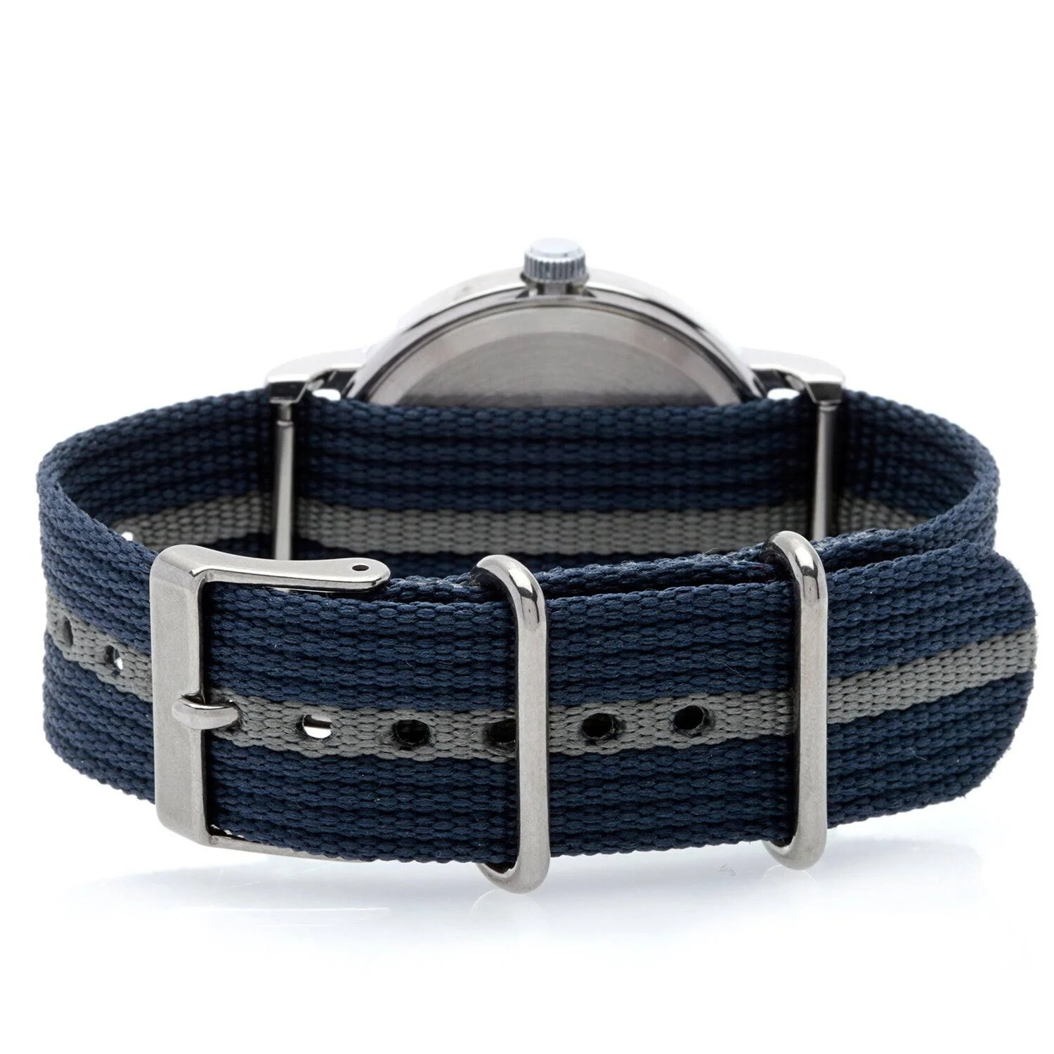Timex T2N654 Men’s Weekender Navy/Gray Nylon Strap Watch