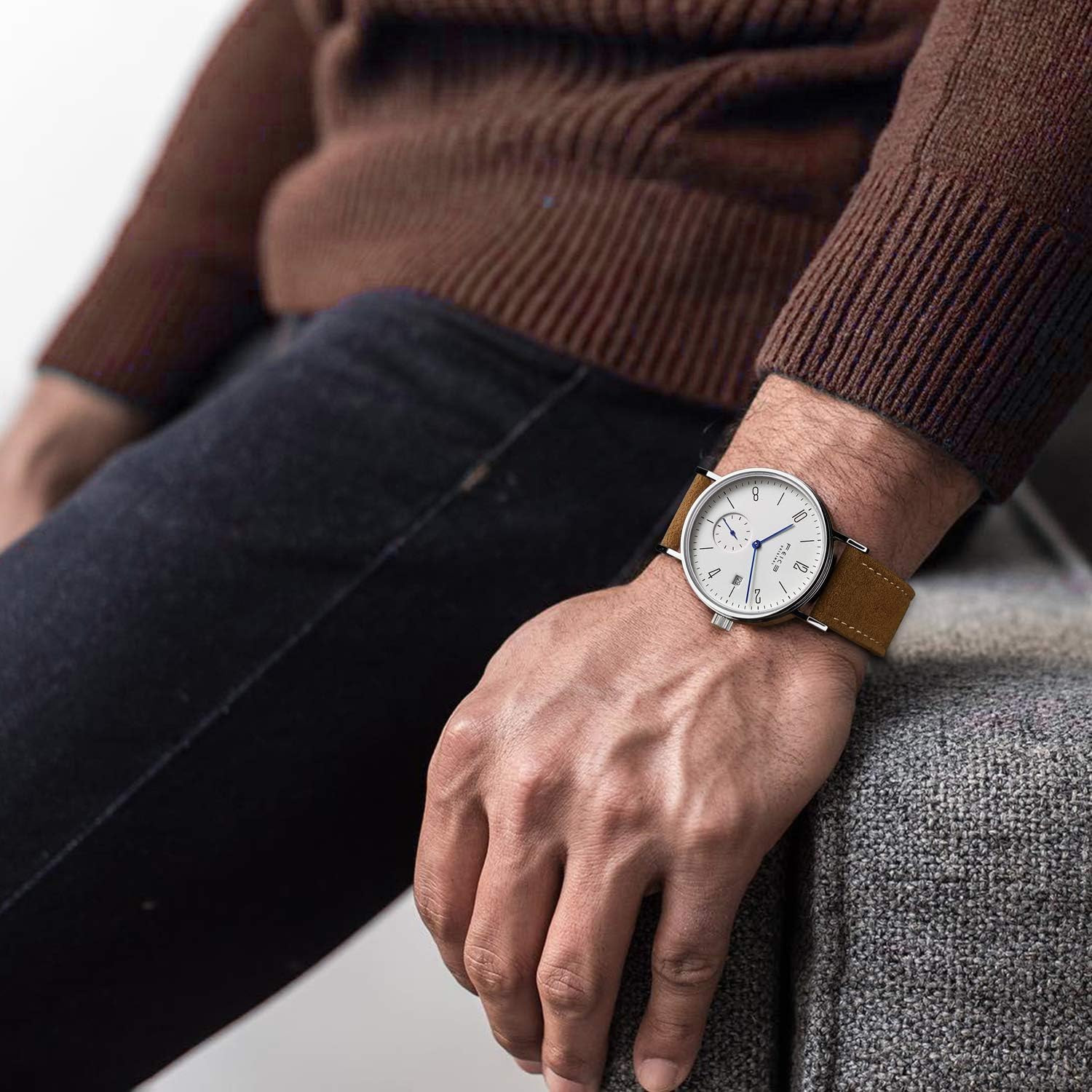 Bauhaus Waterproof Automatic Watch with Sapphire Crystal for All Genders
