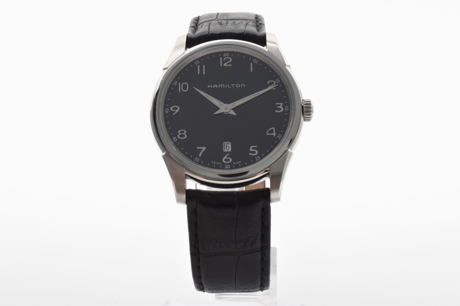 [Box,Paper] Top Mint Hamilton Jazzmaster H385111 40mm Black Dial Quartz JP