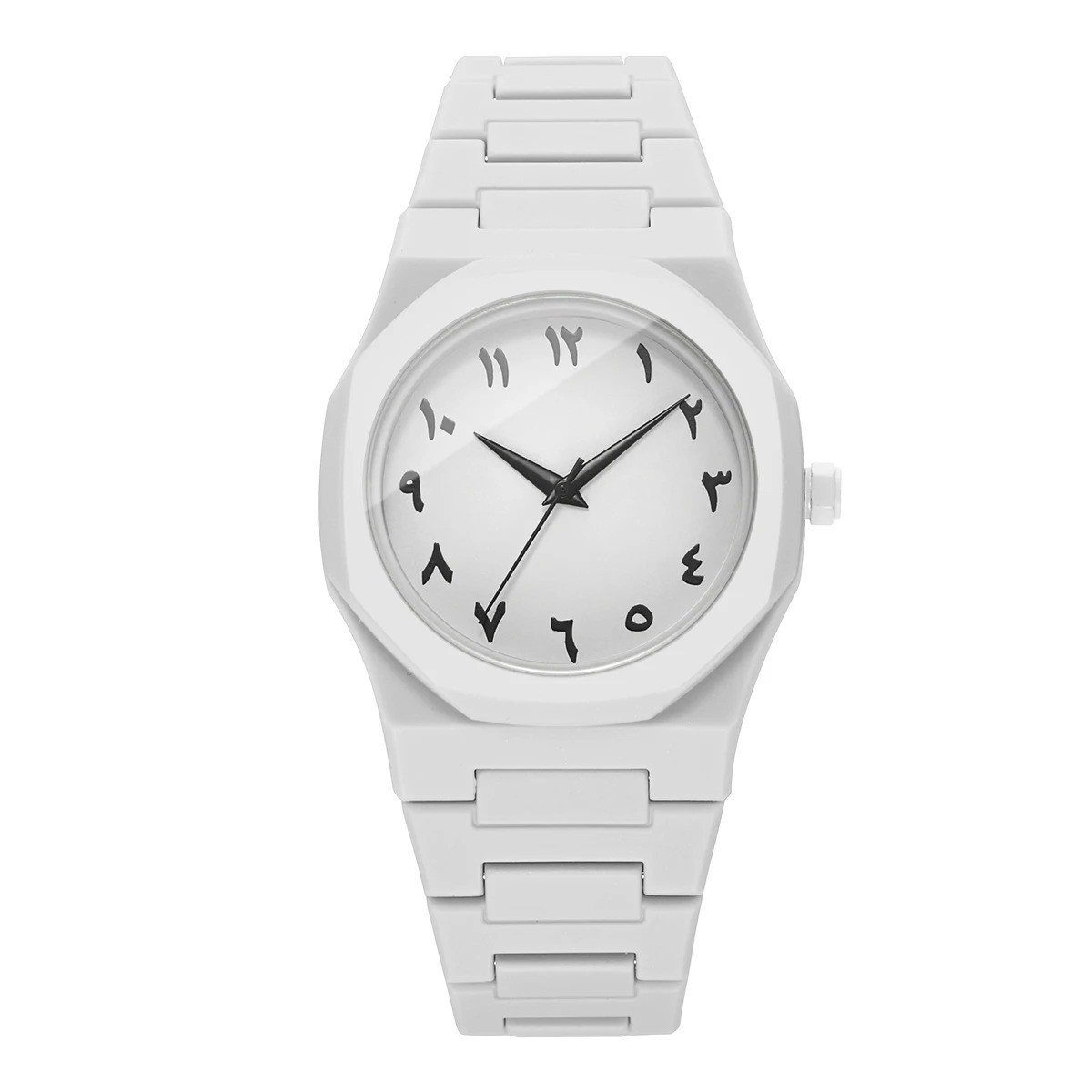 New Fashionable Men’s Watch Simple Black Male Quartz Watches Arabic digital.