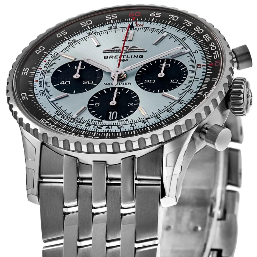 New Breitling Navitimer B01 Chronograph 41 Ice Blue Men’s Watch AB0139241C2A1
