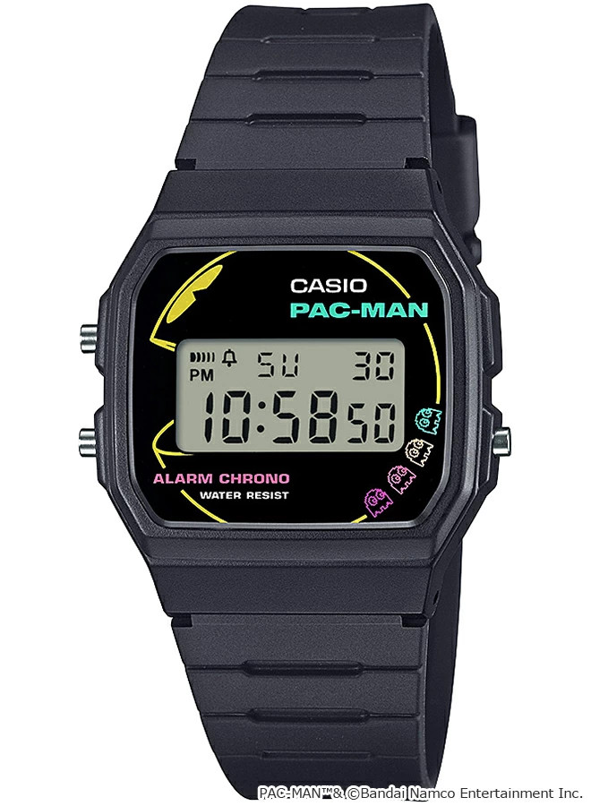 Casio F-91WPC-1AJR JDM PAC-MAN Collaboration Classic Digital Unisex Watch