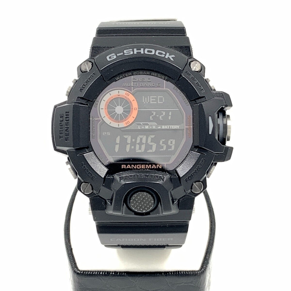 CASIO G-Shock Rangeman Solar Powered Radio Quartz GW-9400BJ-1JF black