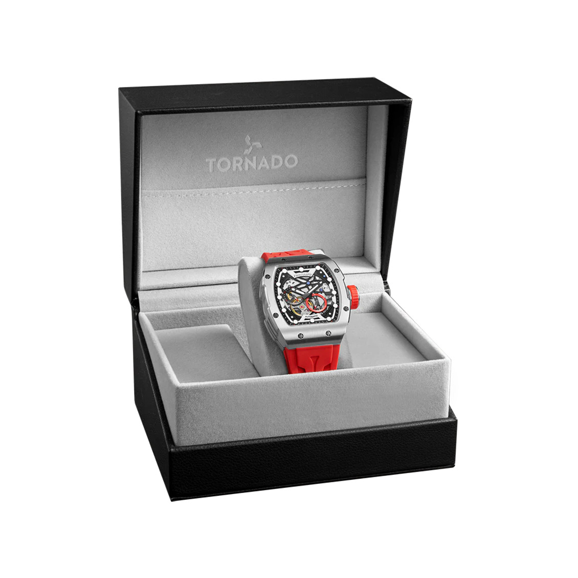 Tornado Xenith Men’s Automatic Watch | Black Dial, 38.5x49mm, 100 m (10 ATM)