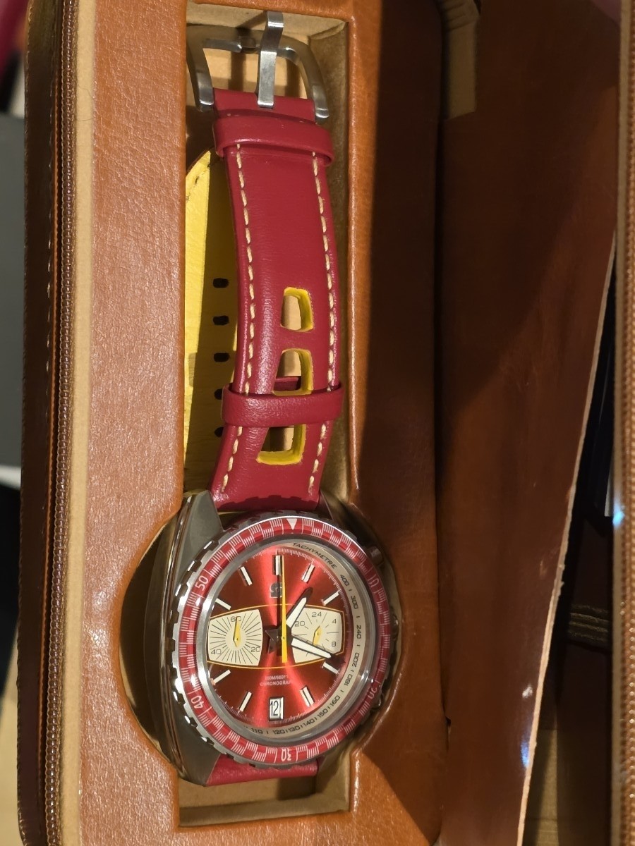 [B1Y] Straton Sync Red Watch Chronograph [x4n]