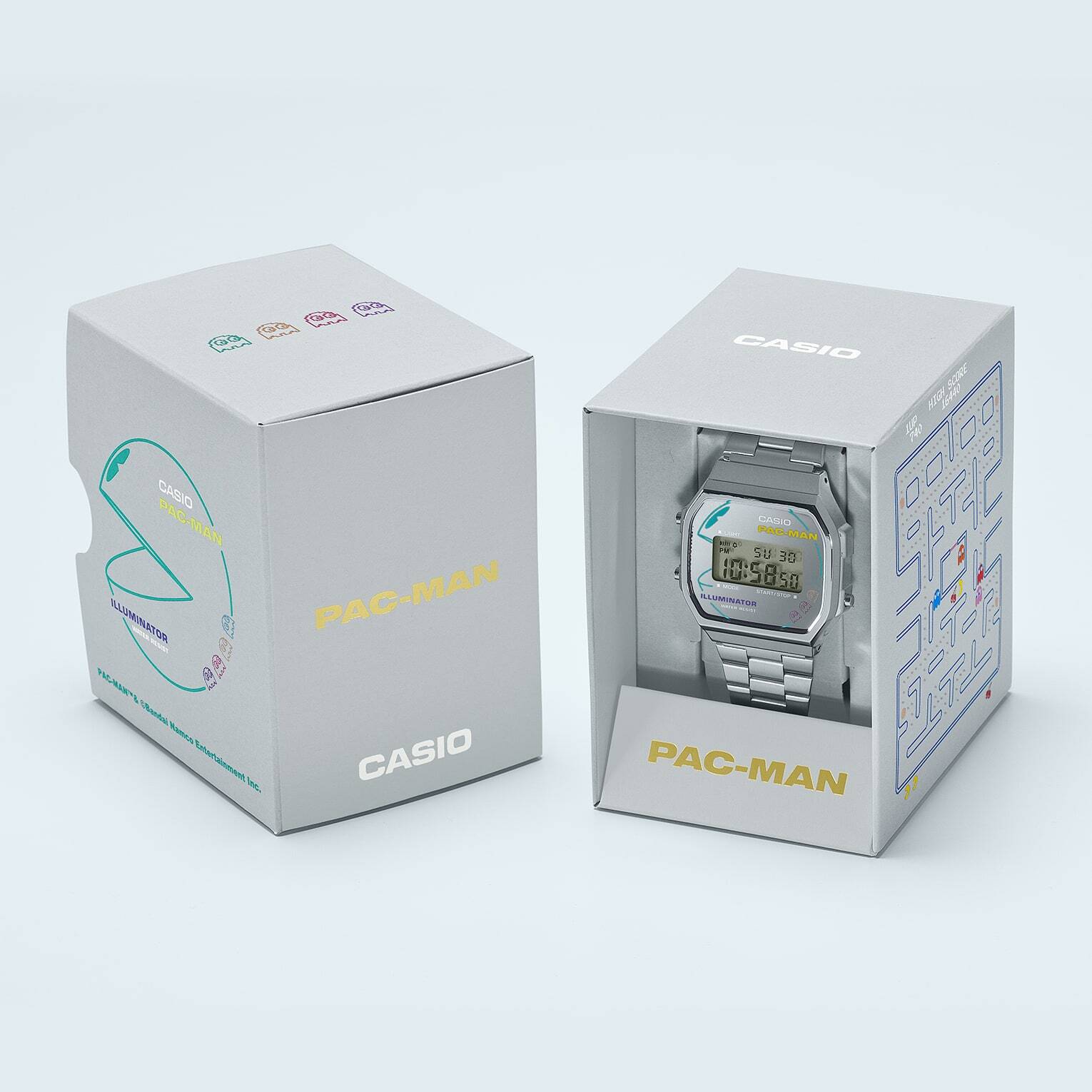 CASIO CLASSIC A168WEPC-7AJR PAC-MAN Collaboration Limited Digital Watch 36.3mm
