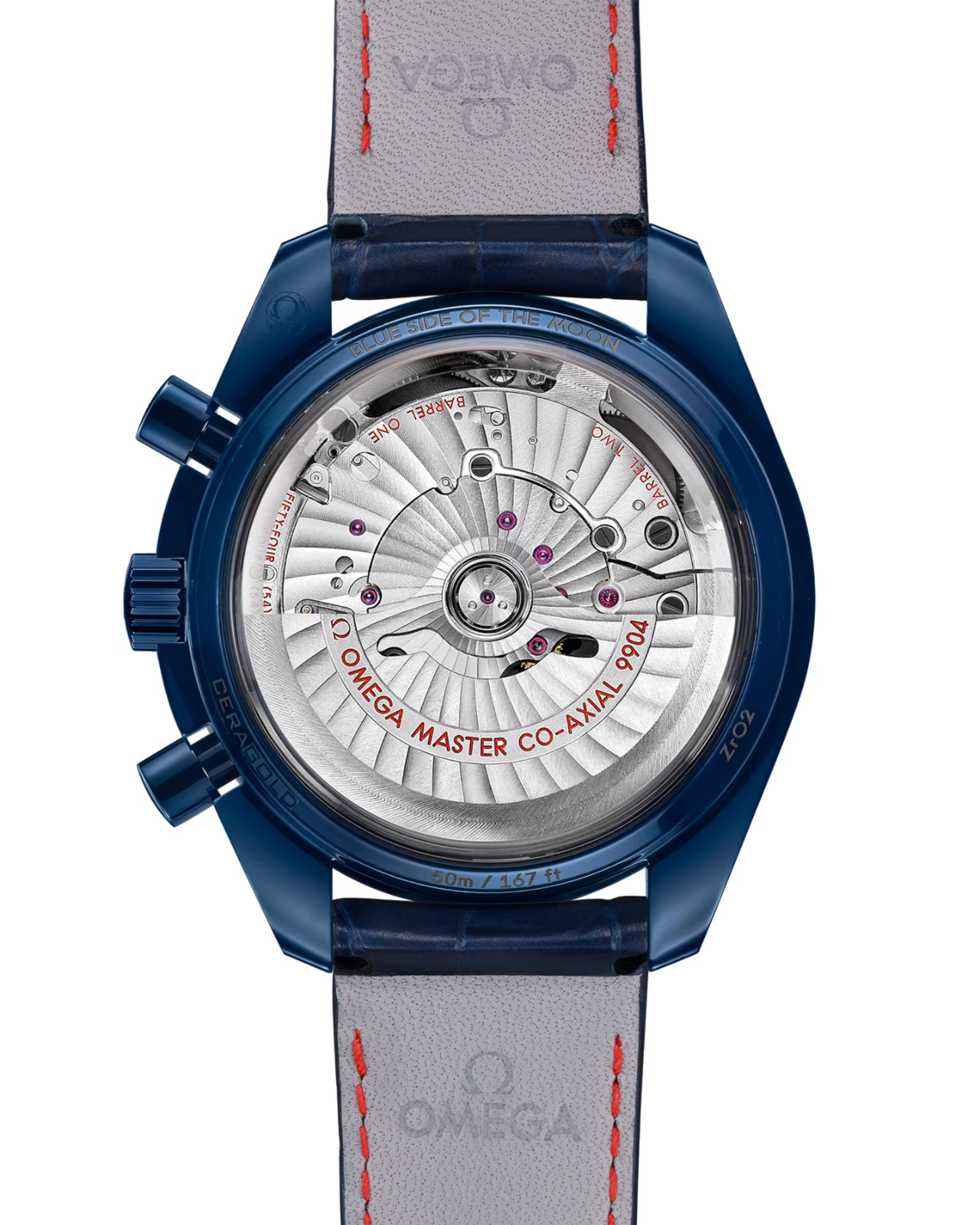 Mint Condition!! Omega Speedmaster Blue Side of the Moon Ref 304.93.44.52.03.002