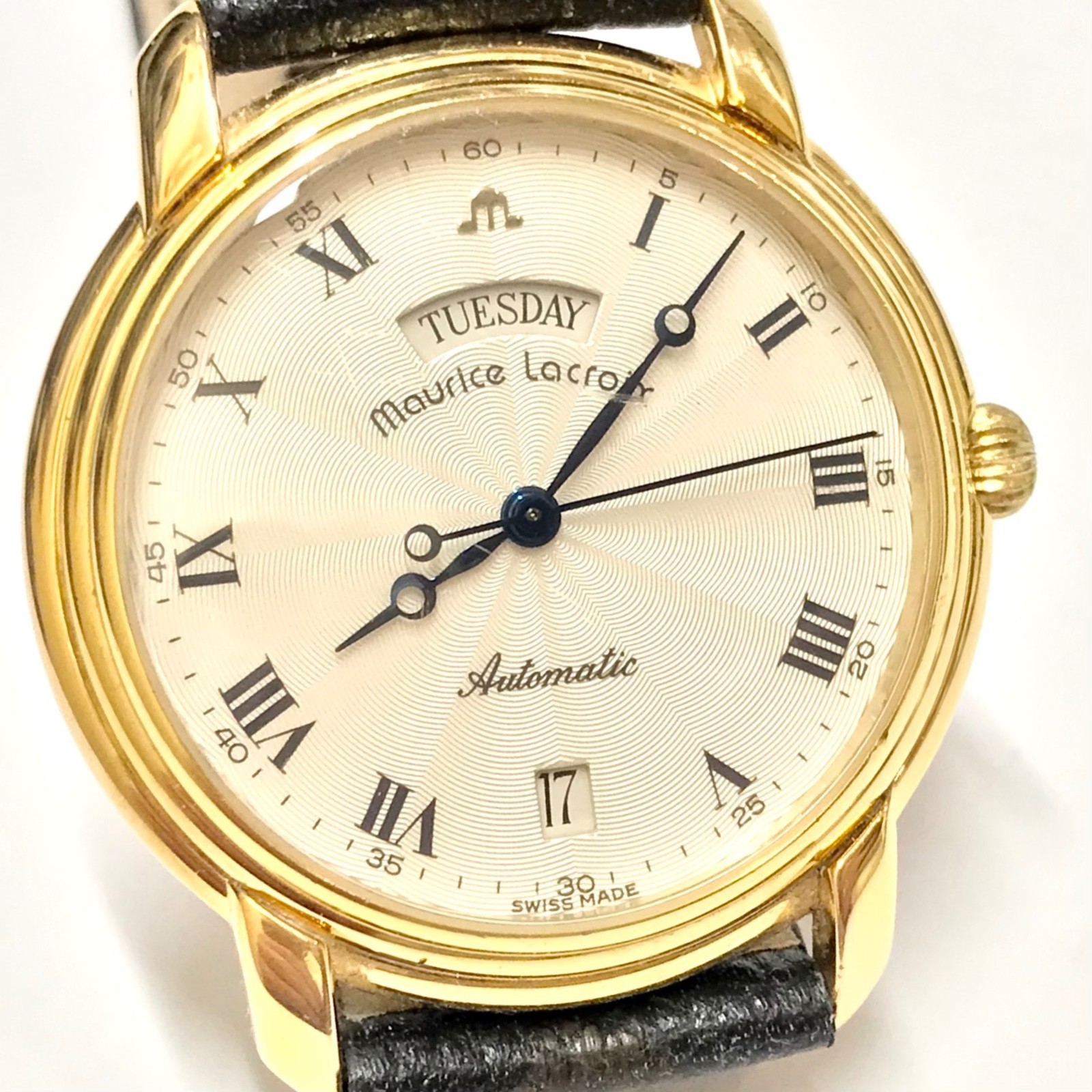Maurice Lacroix Day-Date 09329 Automatic ETA 2836-2 Swiss Made 36 mm Watch