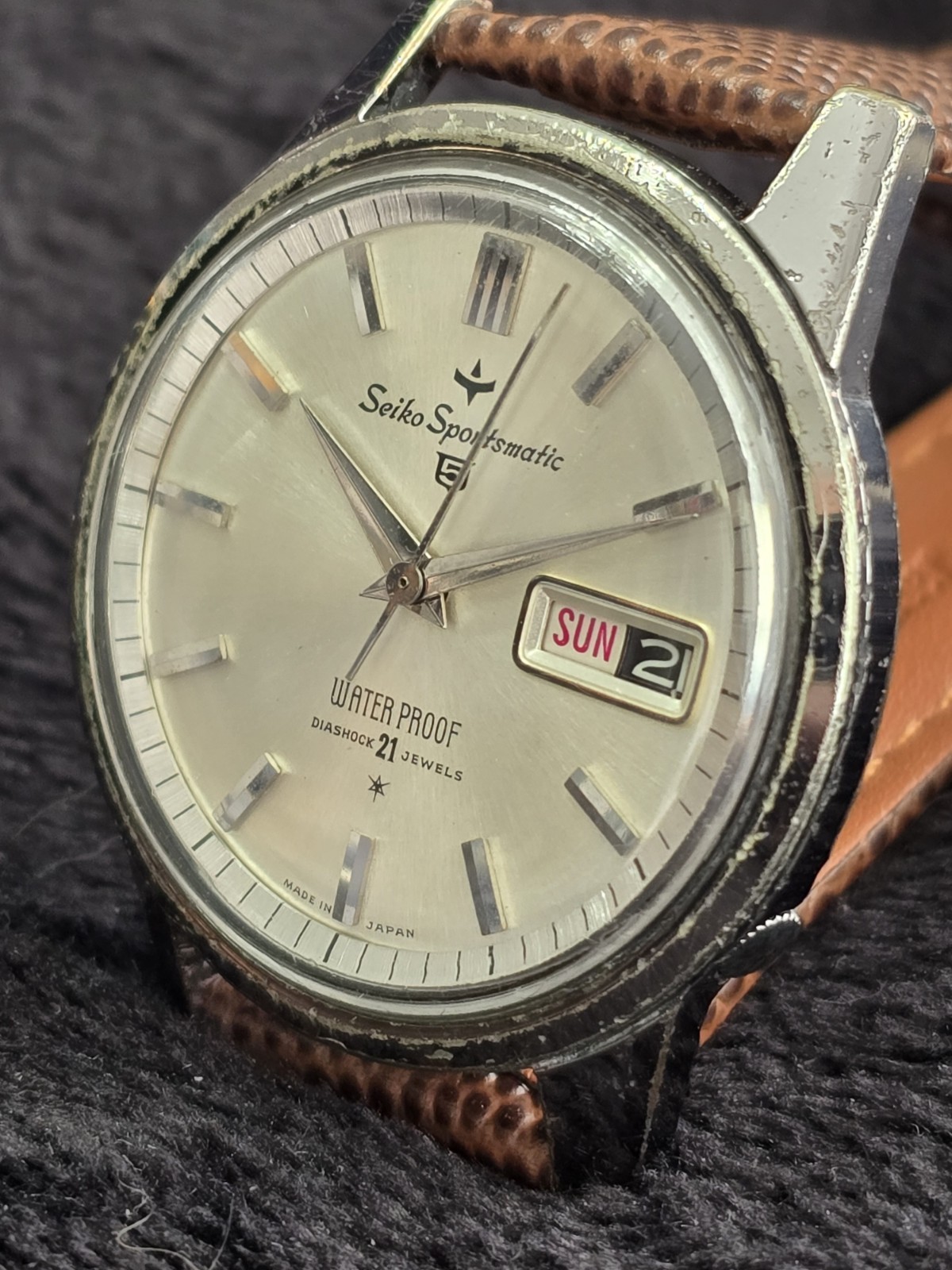 Historically Significant: 1st Year (1963) SEIKO Sportsmatic 5, 21J Automatic…