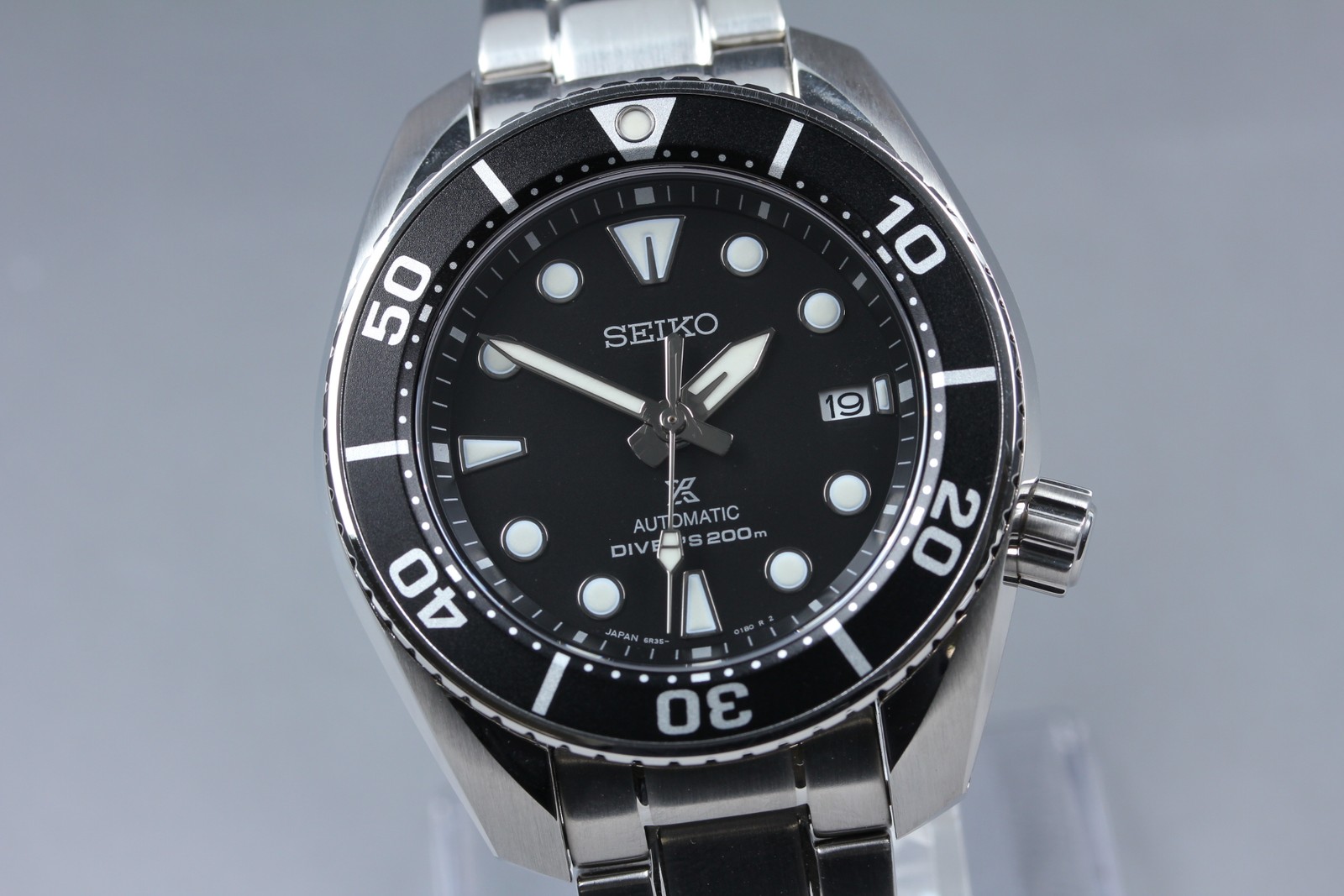 [w/Box, Paper] SEIKO Prospex Diver Scuba SUMO SBDC083 Black Automatic Date Watch