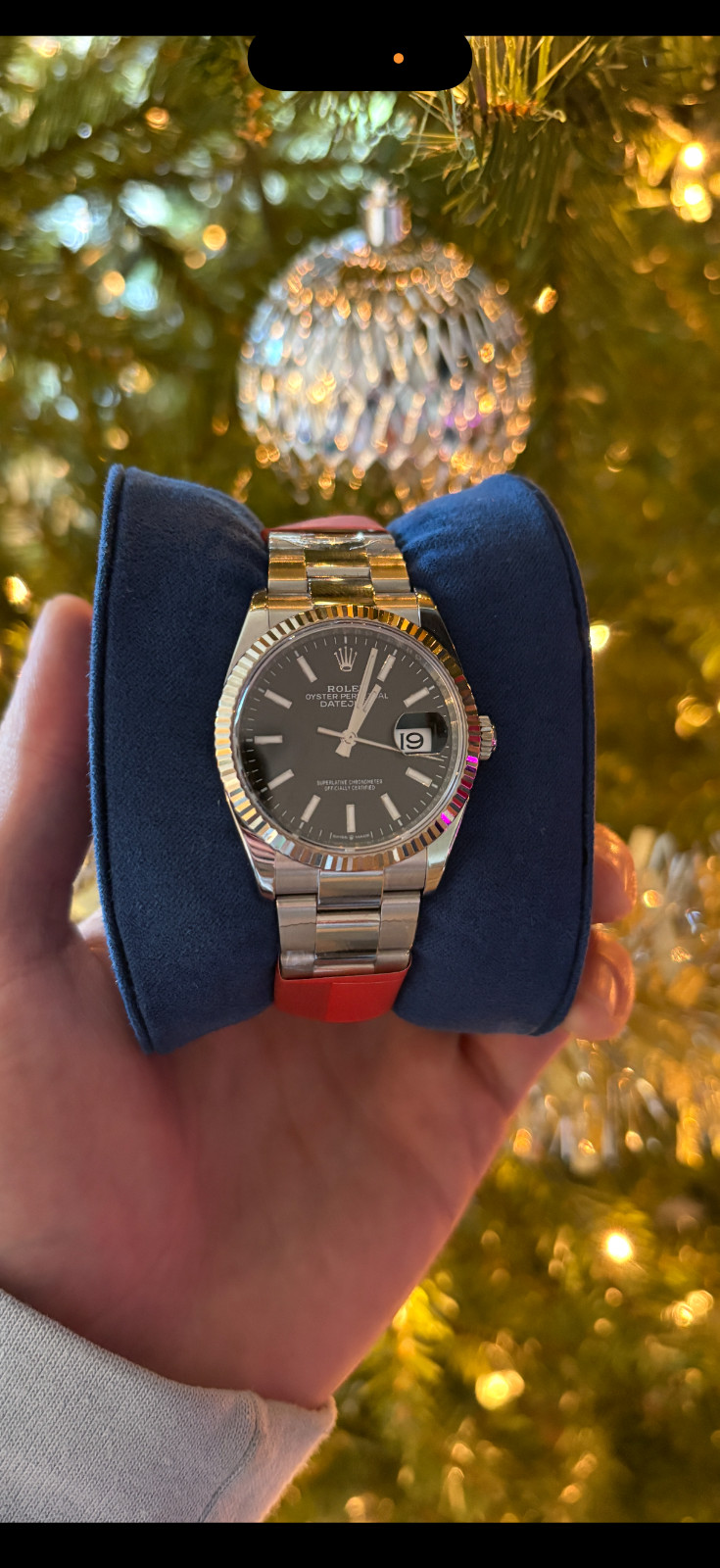 2020 Rolex Datejust 126234 Silver oyster Bracelet with Silver Bezel