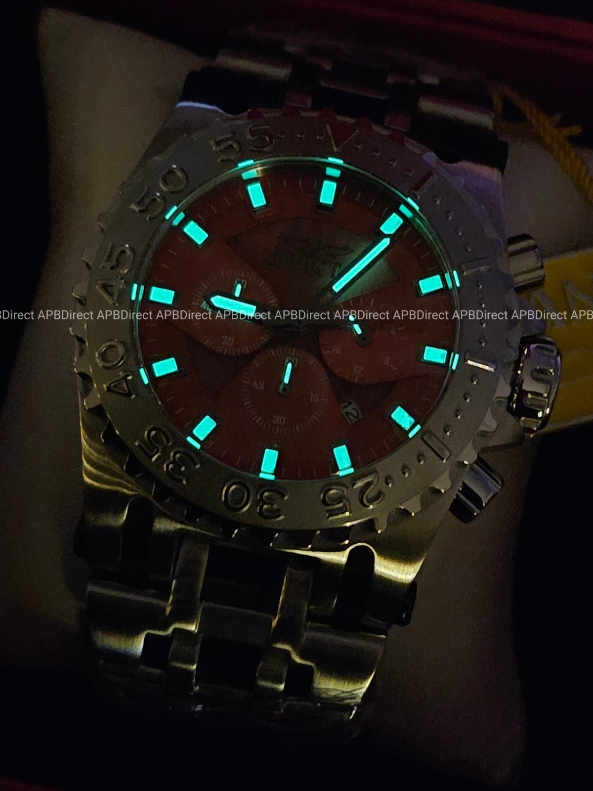 Invicta – CHAOS – Coalition Forces Silver Red – 50mm Chronograph Mens Watch