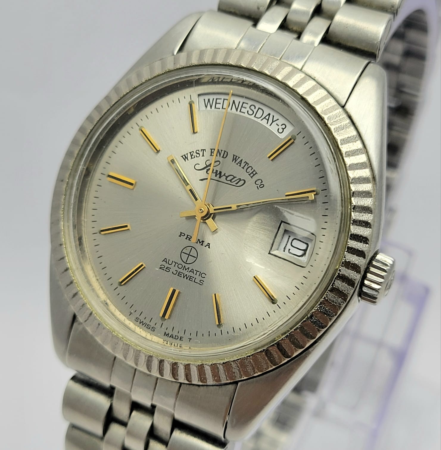 West End Watch Co Sowar Prima President Automatic Vintage Men’s Watch