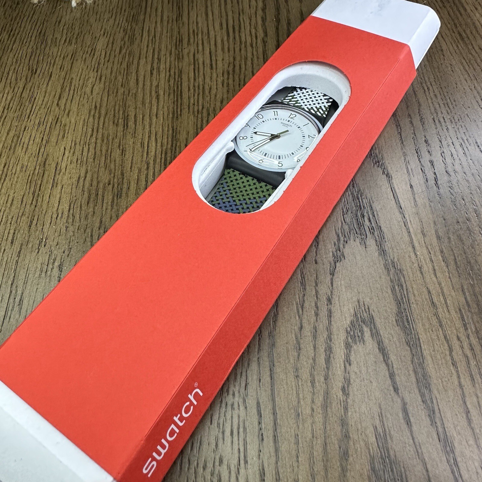 NEW✅ Swatch PULL-OVER New Gent Black Green Blue Silicone 41mm Mens Watch SUON115