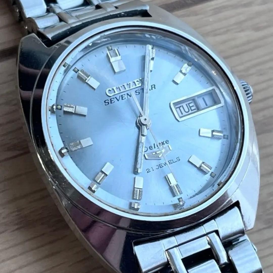 Citizen 2824Y Seven Automatic Day Date Mens Watch