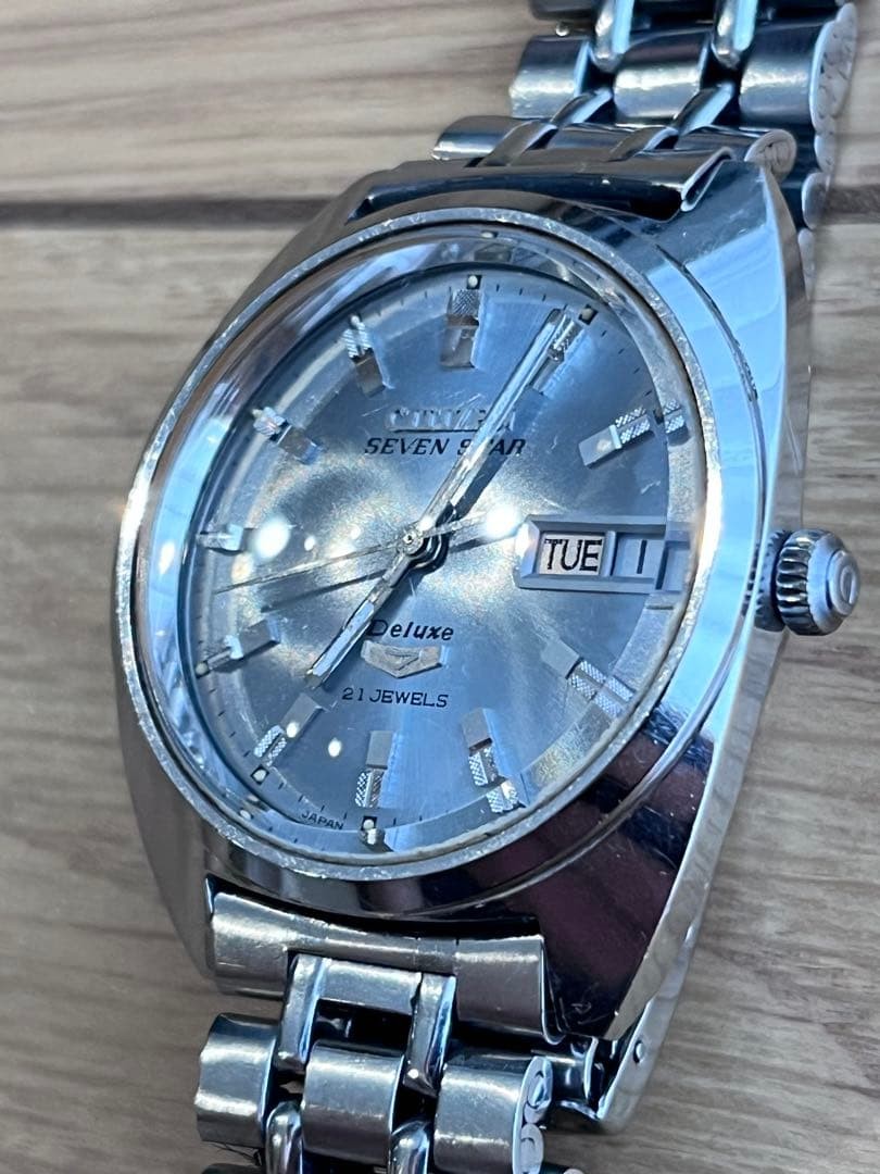Citizen 2824Y Seven Automatic Day Date Mens Watch