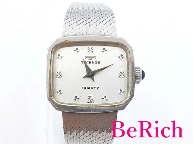[A1R] Technos Classic Silver Dial Stainless Steel Quartz Ladies Watch [t8v]
