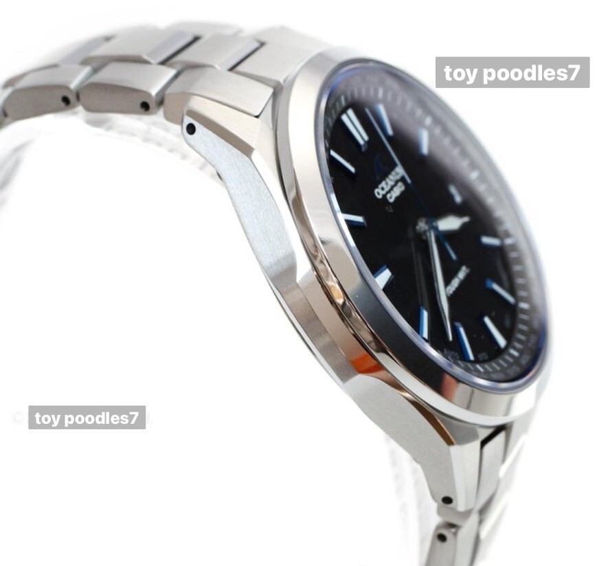 Casio Oceanus OCW-S100-1AJF Titanium Radio Solar Men’s Wrist Watch Black 41.5mm