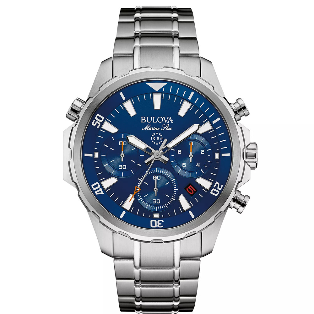 Bulova Series B Marine Star 96B256 43 mm Men’s Quartz Watch Stainless steel Band