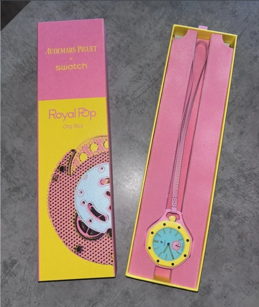 Swatch x AP Royal Pop Pocket watch