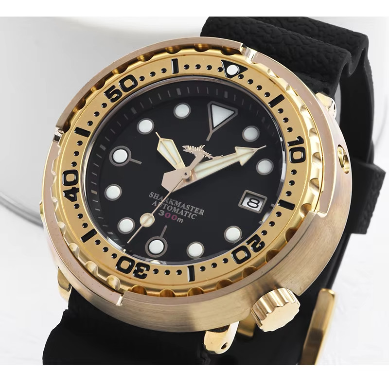 Bronze Dive Watch NH35A Automatic 300M Sapphire Crystal C3 Lume Men’s Watch Gift