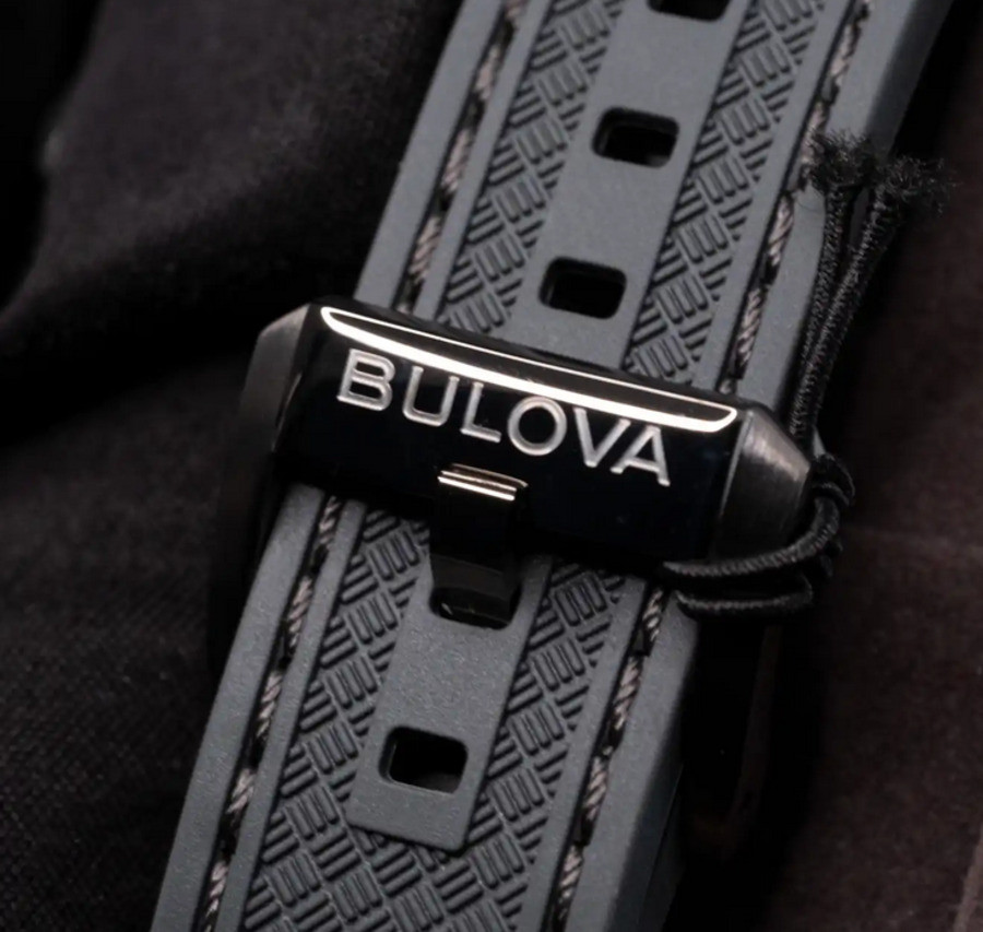 Bulova Oceanographer 98B407 Automatic GMT Gray White Dial Sapphire Men’s Watch