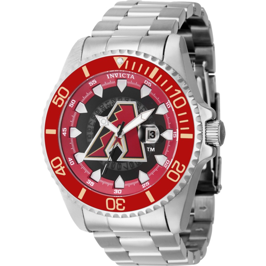 Invicta 43454 MLB Ivory and Red and White and Black Dial 47 mm Men’s Watch New