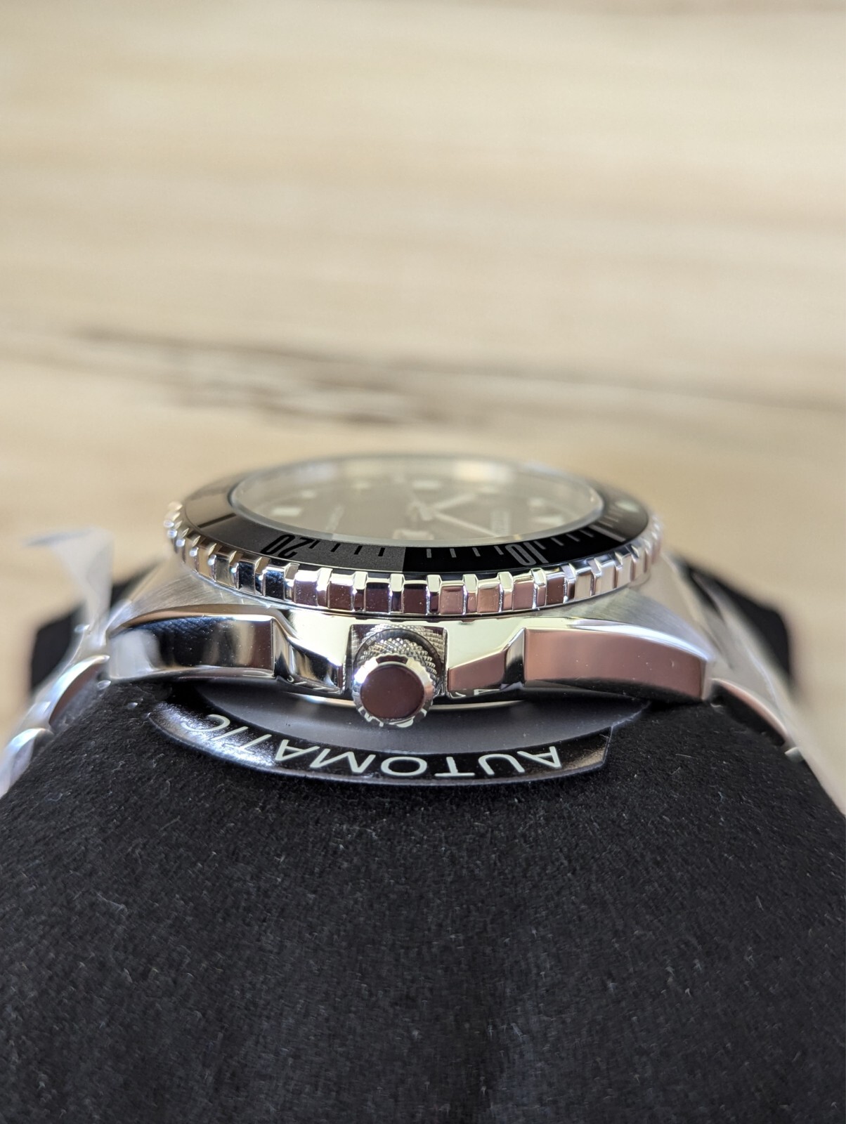 Citizen Automatic Sapphire Crystal Black Dial NH7531-50E Sports Watch