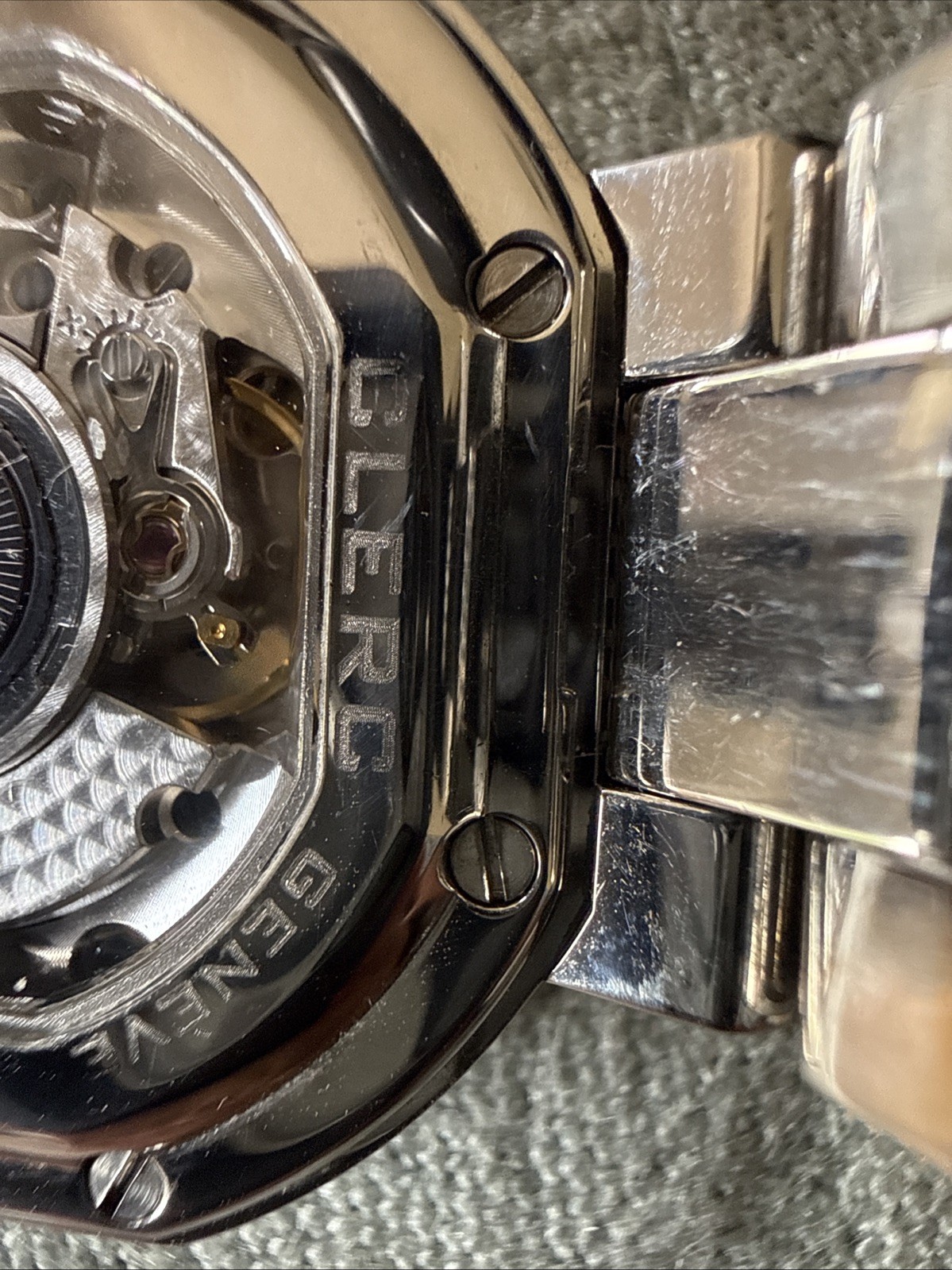 CLERC CHRONOMETER Geneve STAINLESS STEEL BRACELET AUTOMATIC DATE