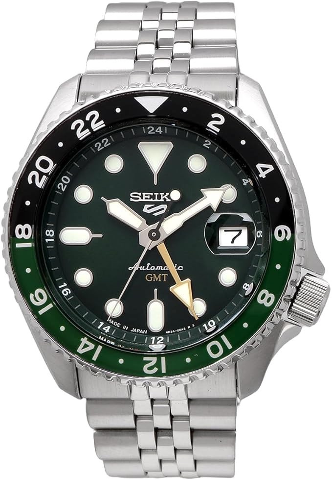 Seiko 5 Sports GMT SBSC019 SSK035 Green Sprite Automatic JDM New